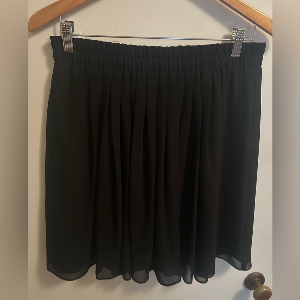 LOFT Black Mini Skirt